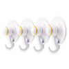 KiahLoc 4PC White 72mm Suction Hook Removable Deals499