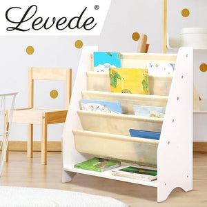 Kids Bookshelf Bookcase Magazine Rack Wooden Organiser Shelf Rack Children Deals499