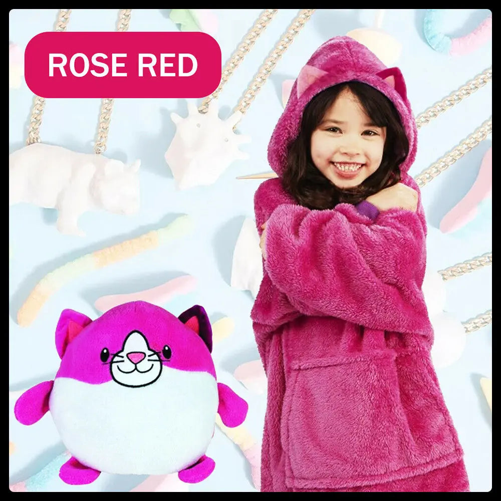 Kids Comfy Blanket Hoodie Ultra Plush Giant Sweatshirt Huggle Fleece Warm Hooded Deals499