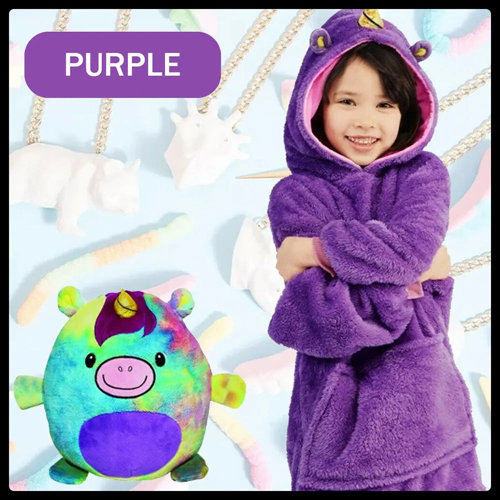 Kids Comfy Blanket Hoodie Ultra Plush Giant Sweatshirt Huggle Fleece Warm Hooded Deals499