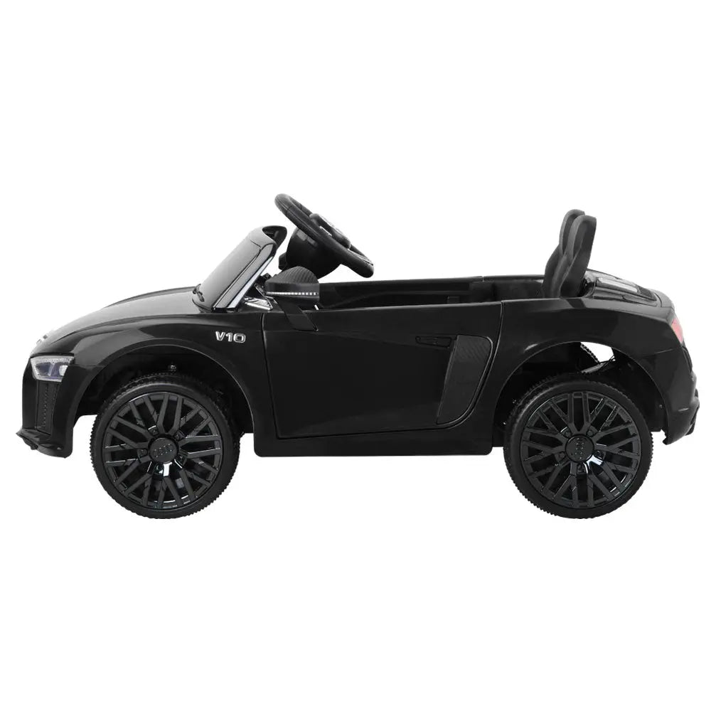 Kids Ride On Car Audi R8 Licensed Electric 12V Black Deals499