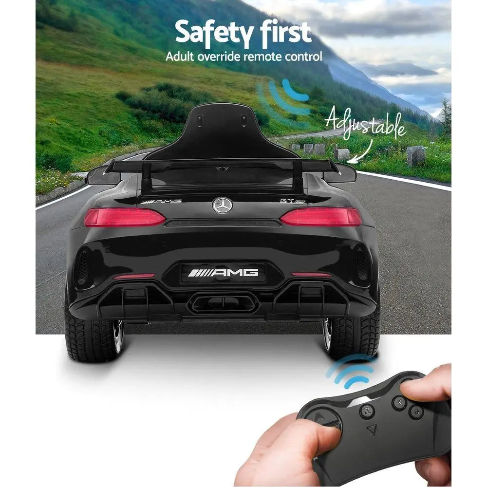 Kids Ride On Car MercedesBenz AMG GT R Electric Black Deals499