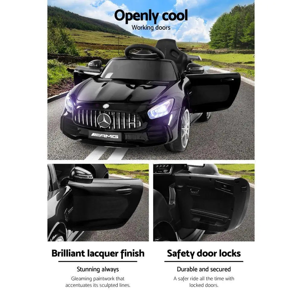 Kids Ride On Car MercedesBenz AMG GT R Electric Black Deals499