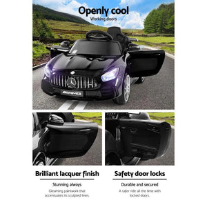 Kids Ride On Car MercedesBenz AMG GT R Electric Black Deals499