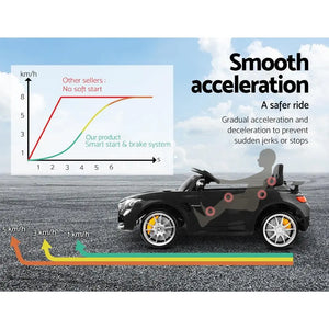 Kids Ride On Car MercedesBenz AMG GT R Electric Black Deals499