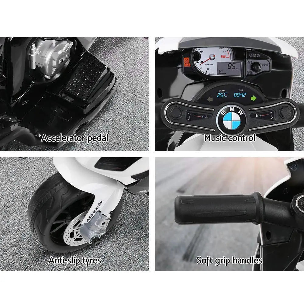Kids Ride On Motorbike BMW Licensed S1000RR Motorcycle Car Black Deals499