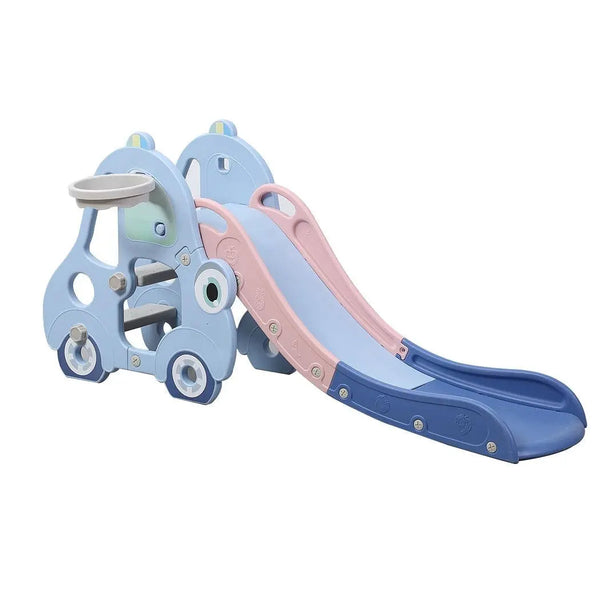 Kids Slide 135cm Long Basketball Hoop Ring Activity Center Toddlers Play Set Toy Deals499