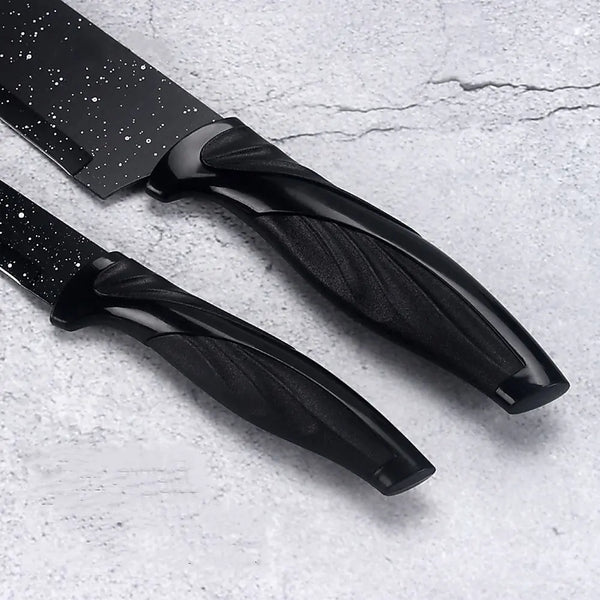 Kitchen 17 Pc Knife Set w/ Block & Sharpener Chef Bread Steak Knives Deals499