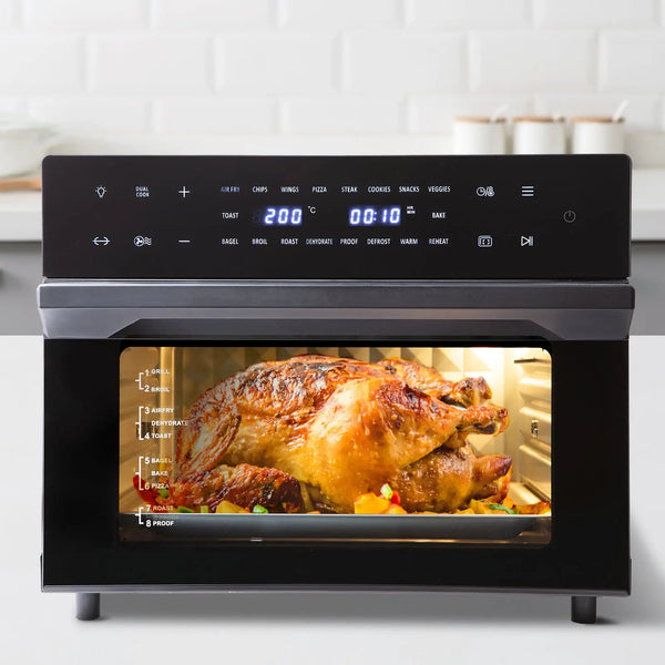 Kitchen Couture 30 Litre Air Fryer Oven 18 Presets 5-in-1 Multifunctional Black Deals499