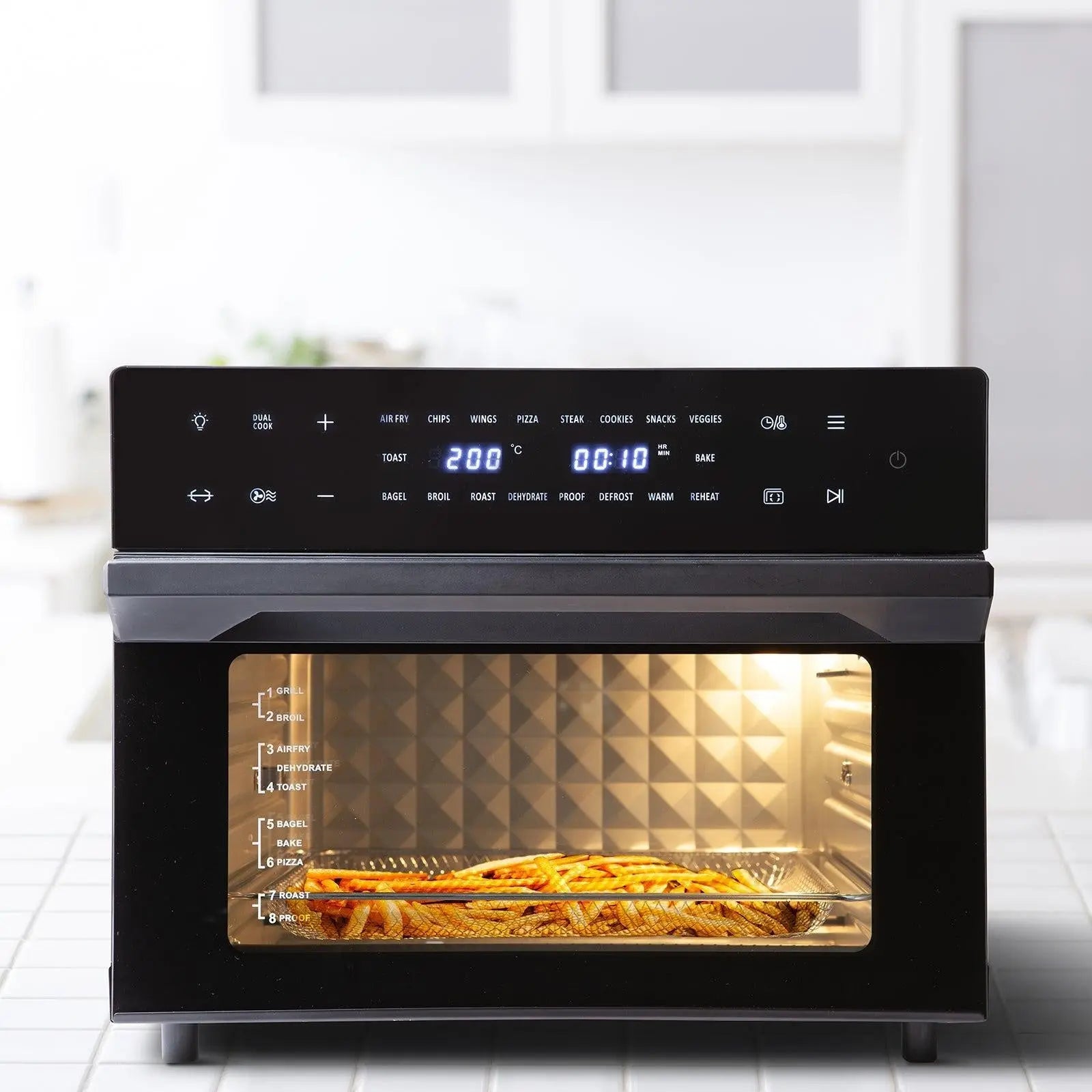 Kitchen Couture 30 Litre Air Fryer Oven 18 Presets 5-in-1 Multifunctional Black Deals499