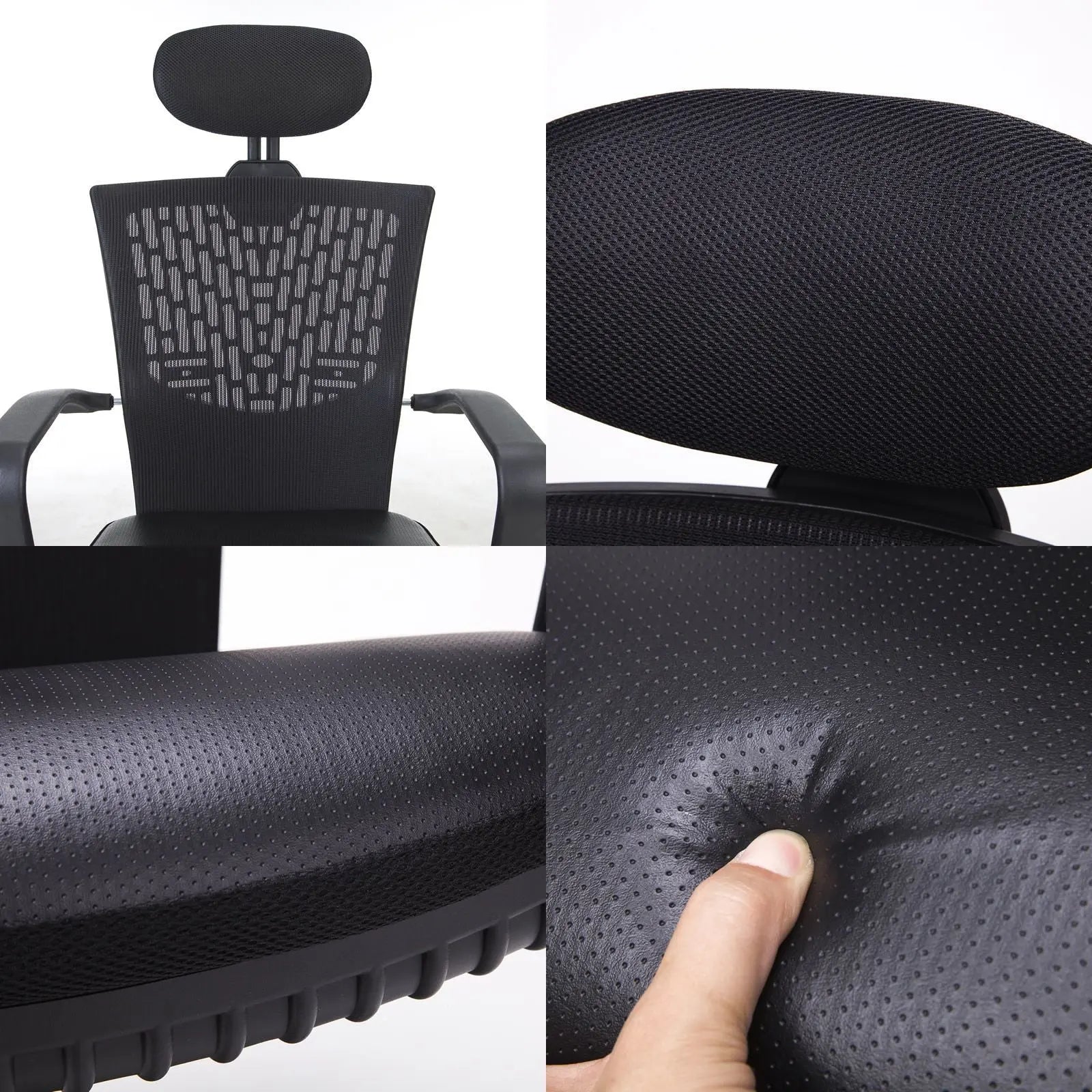 Korean Black Office Chair Ergonomic Chill Deals499
