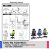 Korean Black Office Chair Ergonomic Chill Deals499