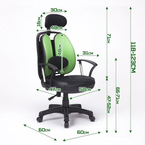 Korean Green Office Chair Ergonomic SUPERB Deals499