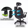 Korean Grey Office Chair Ergonomic SUPERB Deals499