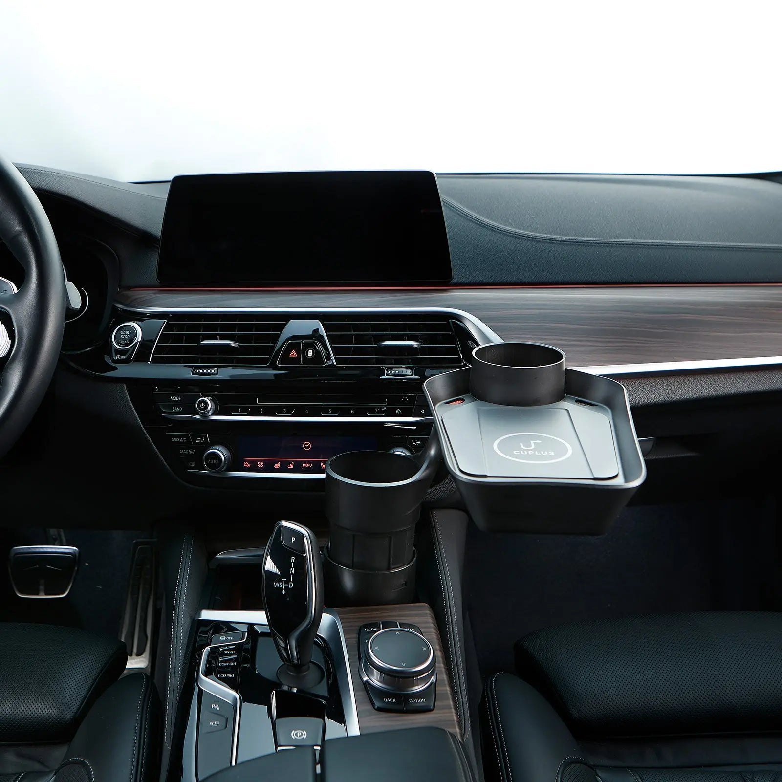 Kustom 10W Car Cup Holder Extension Fast Wireless Charger Tray Deals499