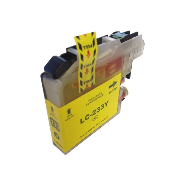 LC-233 Yellow Compatible Inkjet Cartridge BROTHER