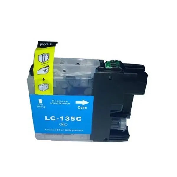 LC135XL Cyan Compatible Inkjet Cartridge BROTHER