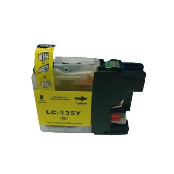 LC135XL Yellow Compatible Inkjet Cartridge BROTHER