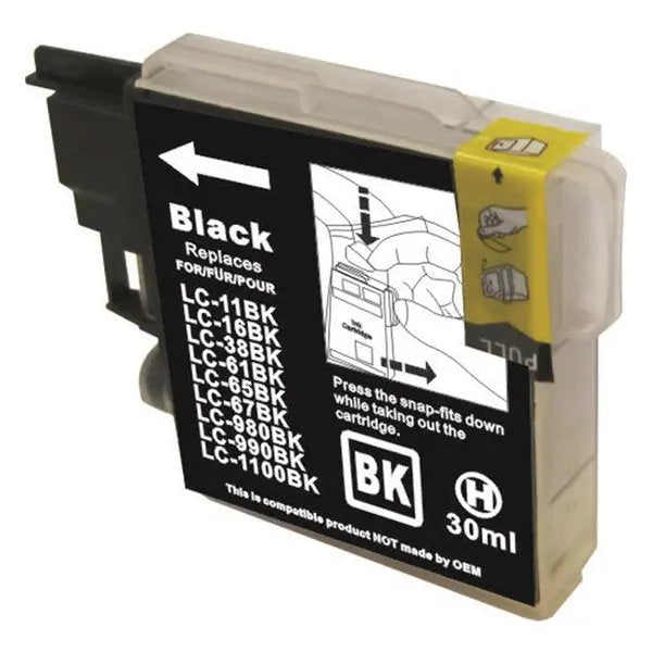 LC38 LC67 Black Compatible Inkjet Cartridge BROTHER