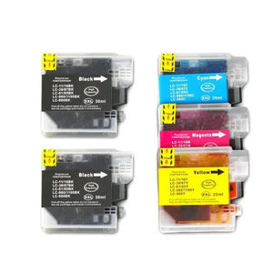 LC38 LC67 Compatible Inkjet Cartridge Set  5 Ink Cartridges [Boxed Set] BROTHER