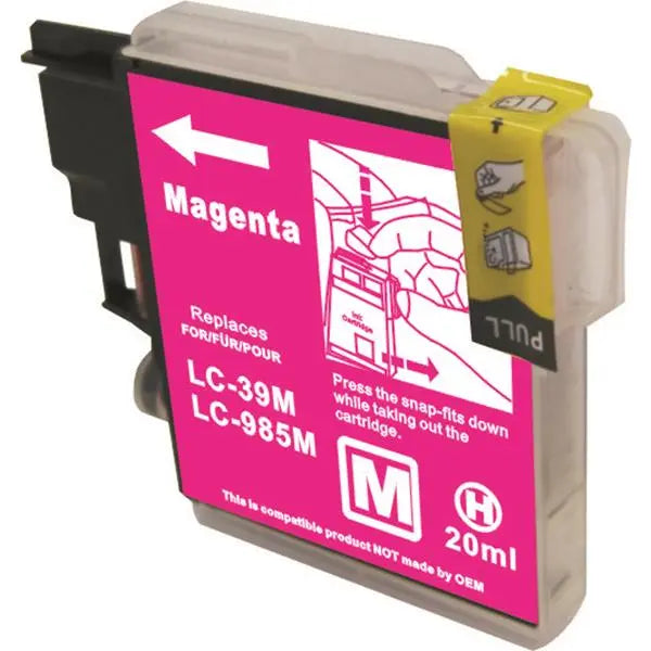 LC39 Compatible Magenta Cartridge BROTHER