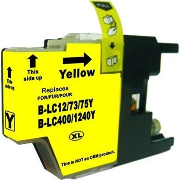 LC73XL Yellow Compatible Inkjet Cartridge BROTHER