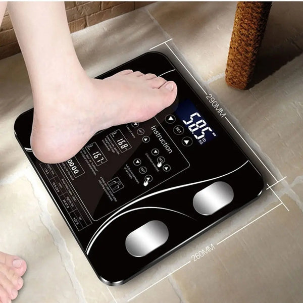 LCD Scales Body Weight Bathroom Bath room Body Fat Gym Fitness Scale BMI BMR Deals499