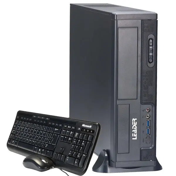 LEADER Corporate S21 Slim Desktop, Intel i7-9700, 8GB, 500GB SSD, Windows 10 Professional, 3Yr '4 Hour' Onsite Warranty, 300W GOLD 80+ PSU W10P LEADER