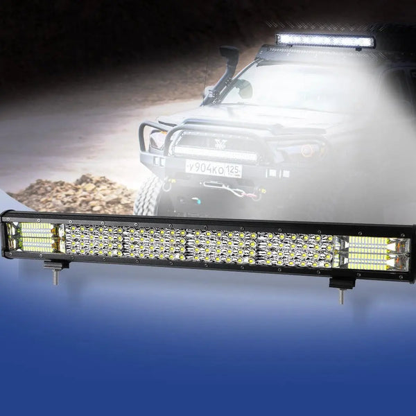 LED Light Bar Work Flood Spot Beam Lamp Offroad Caravan Camping Strip Lights360W Deals499