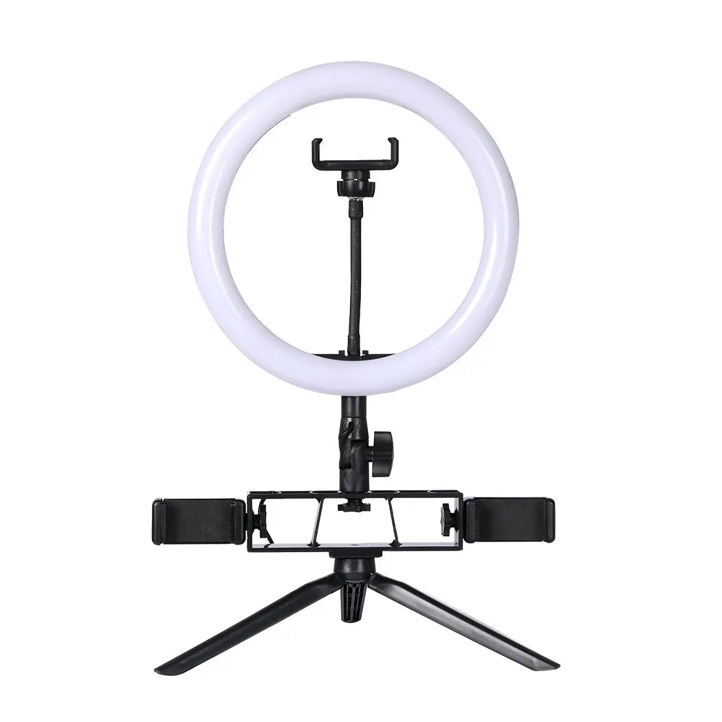 LED Ring Light with Tripod Stand Phone Holder Dimmable Studio Photo Makeup Lamp Type2 Deals499