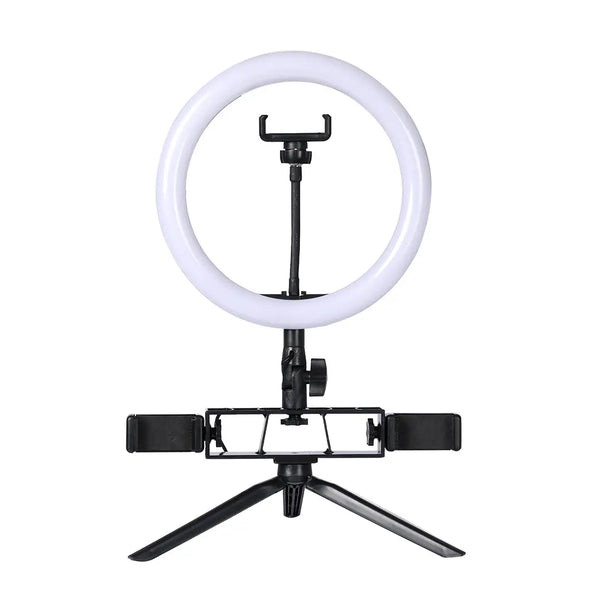 LED Ring Light with Tripod Stand Phone Holder Dimmable Studio Photo Makeup Lamp Type2 Deals499