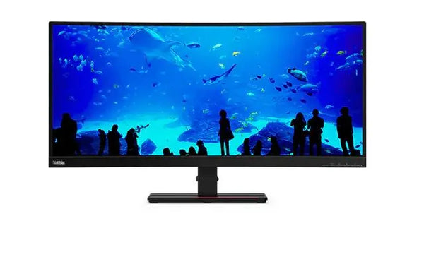 LENOVO ThinkVision T34w-20 34' WQHD Curve Monitor - 3440x1440, DP, HDMI, Audio, USB3.0 Hub, Tilt, Swivel, Curved, 3YR LENOVO