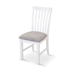 Laelia Dining Chair Set of 2 Solid Acacia Timber Wood Coastal Furniture - White Deals499