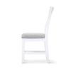 Laelia Dining Chair Set of 8 Solid Acacia Timber Wood Coastal Furniture - White Deals499