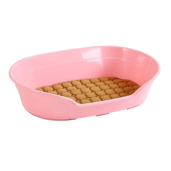 Large 85cm Plastic Pet Bed with Ventilation Holes Resting Plastic Dog Basket Deals499