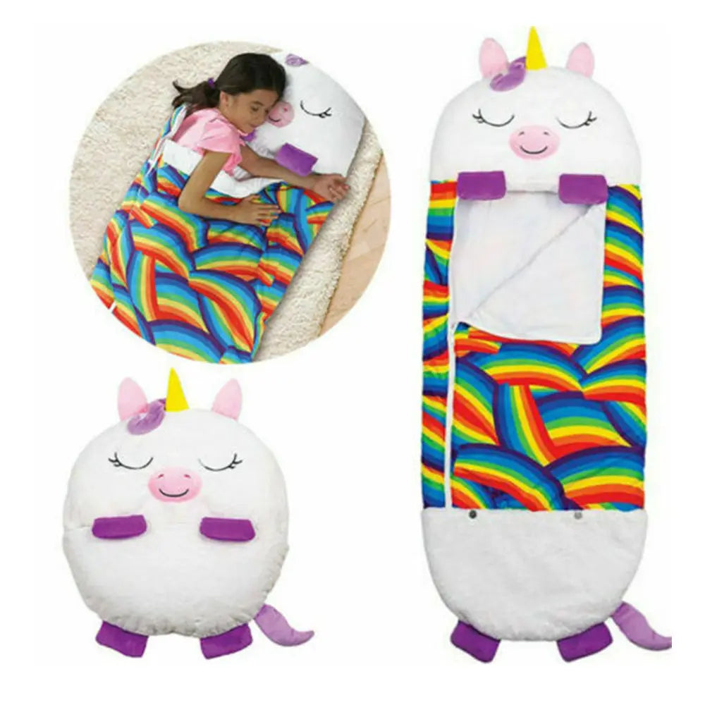 Large Size Happy Sleeping Bag Child Pillow Birthday Gift Camping Kids Nappers White Deals499