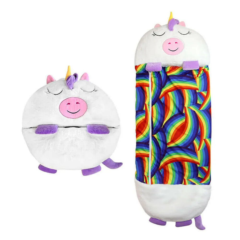 Large Size Happy Sleeping Bag Child Pillow Birthday Gift Camping Kids Nappers White Deals499