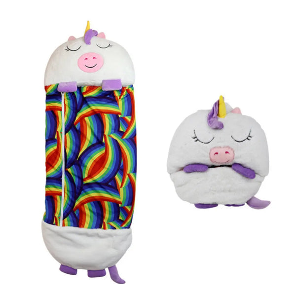 Large Size Happy Sleeping Bag Child Pillow Birthday Gift Camping Kids Nappers White Deals499