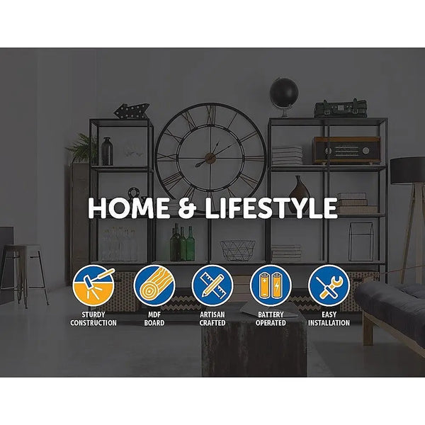 Large Vintage Wall Clock Kitchen  Office Retro Timepiece Deals499