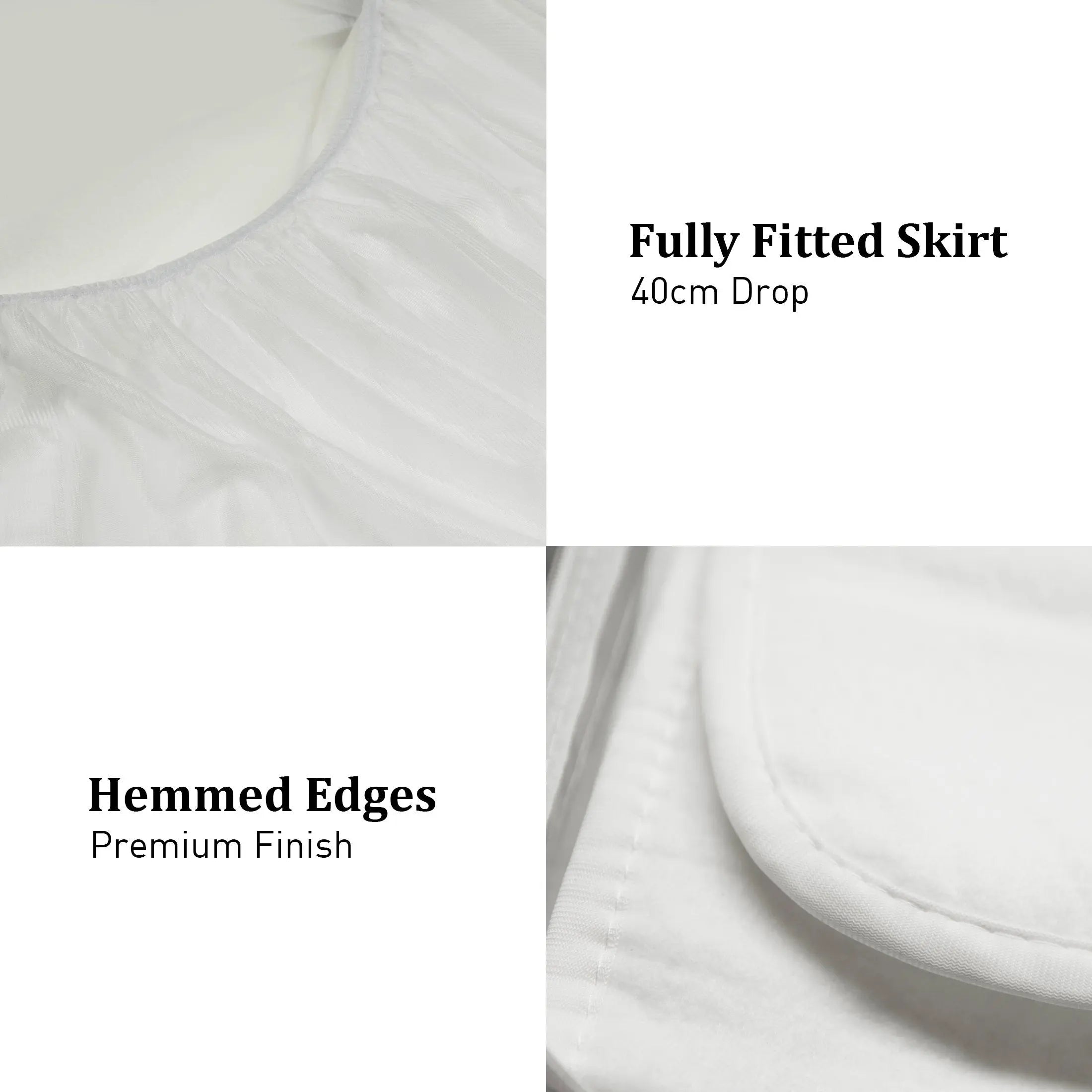 Laura Hill Heated Electric Blanket Double Size Fitted Polyester Underlay Winter Throw - White from Deals499 at Deals499