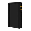 Levede 10 Tier Shoe Rack Portable Storage Cabinet Organiser Wardrobe Black Cover Deals499