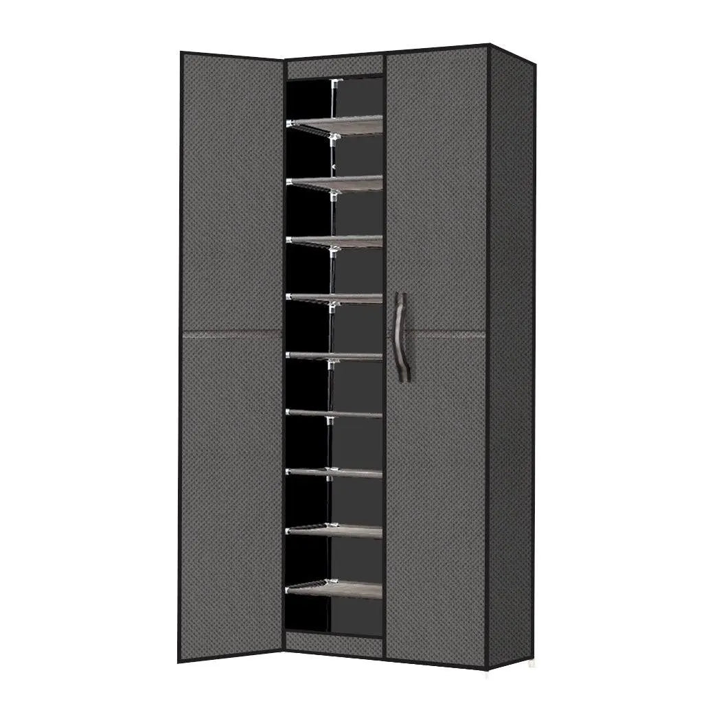 Levede 10 Tiers Shoe Rack Stackable Storage Holder Cabinet Wardrobe Organiser Deals499