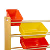 Levede 12Bins Kids Toy Box Bookshelf Organiser Display Shelf Storage Rack Drawer Deals499
