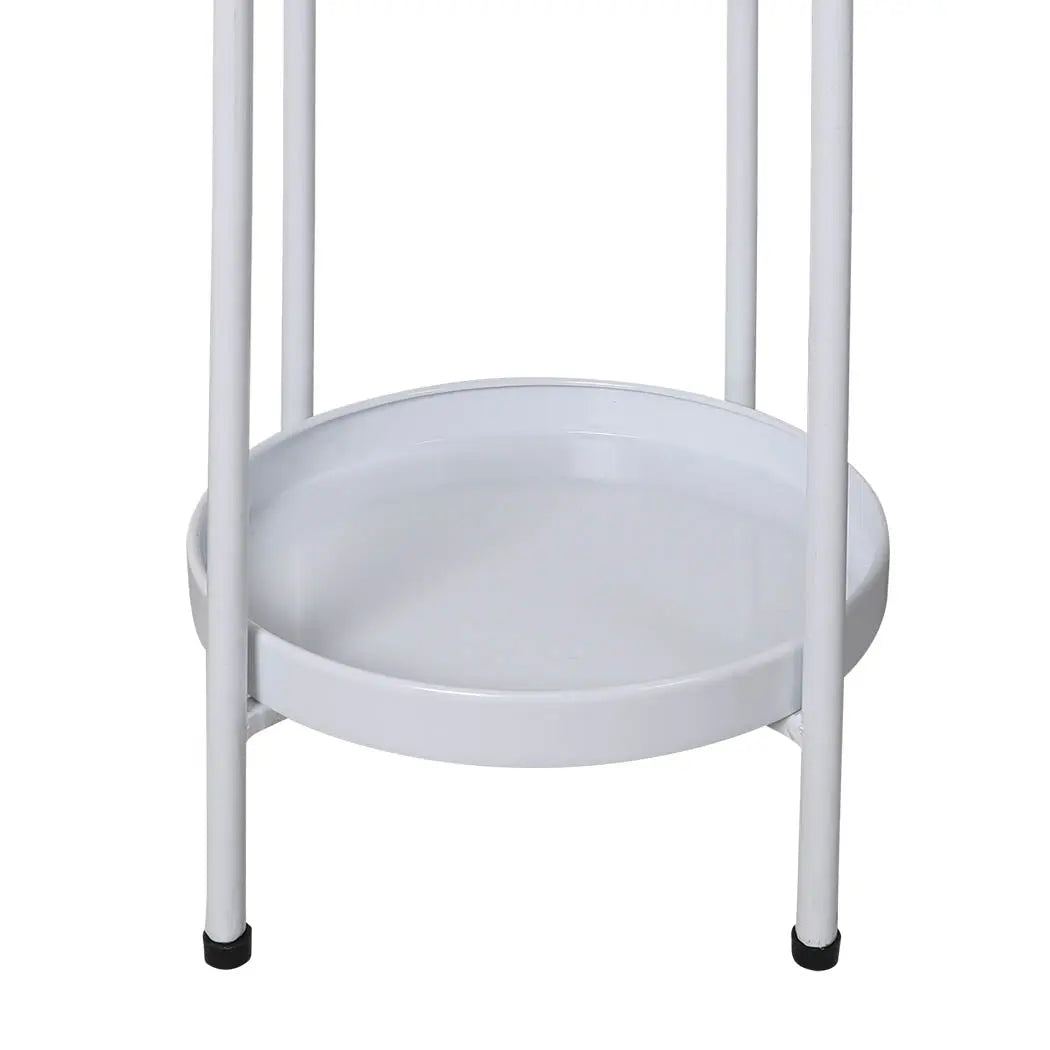 Levede 2 Tiers Plant Stand Outdoor Indoor Metal Flower Pot Rack Garden Shelf Deals499