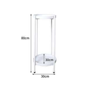 Levede 2 Tiers Plant Stand Outdoor Indoor Metal Flower Pot Rack Garden Shelf Deals499