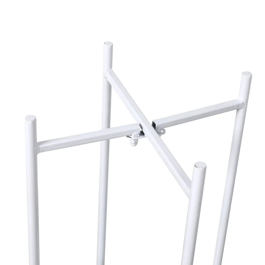 Levede 2 Tiers Plant Stand Outdoor Indoor Metal Flower Pot Rack Garden Shelf Deals499
