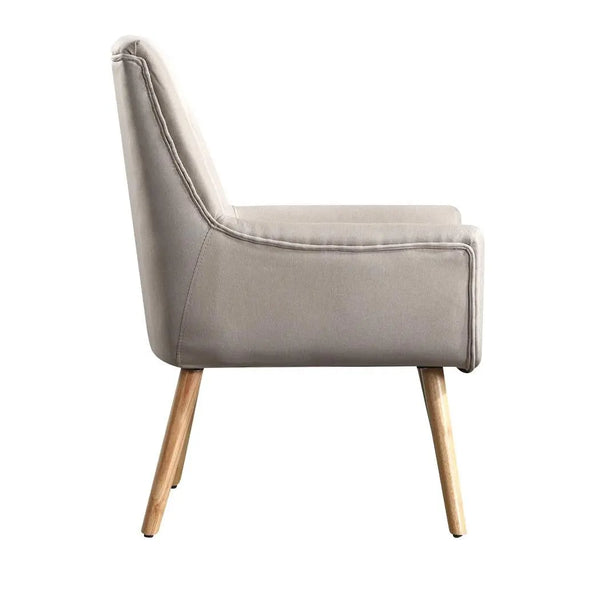 Levede 2x Upholstered Fabric Dining Chair Kitchen Wooden Modern Cafe Chairs Deals499