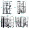 Levede 3 Panel Free Standing Foldable  Room Divider Privacy Screen Bamboo Print Deals499