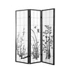 Levede 3 Panel Room Divider Privacy Screen Door Pine Wood Stand Fringe Deals499