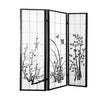 Levede 3 Panel Room Divider Privacy Screen Door Pine Wood Stand Fringe Deals499